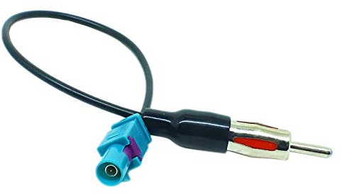 Fvoagaou Adaptador de Antena de MáStil Universal para Coche DIN Radio EstéReo Adaptador de Antena