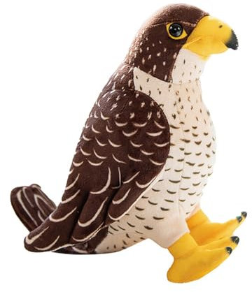 Herfair Adler Kuscheltier Plüsch Vögel Plüschtier Kuschelkissen Tier Stofftier Adler Plüschpuppen Kinder Kinder Geschenke für Jungen und Mädchen (18cm)