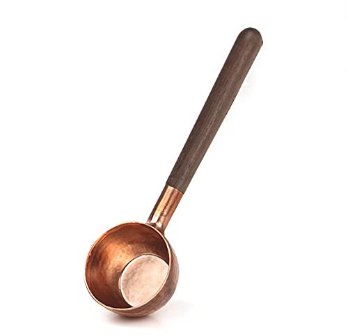 Veenewy Messlöffel aus Kaffeebohnen, Messlöffel aus Kupfer, , Messlöffel aus Kaffeepulver, Messlöffel, 10 g
