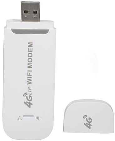 Pocket 4G LTE USB-Netzwerkadapter 150 Mbit/s, Kabelloser WLAN-Hotspot-Router für Bis zu 8 Benutzer, Kabelloser 4G-Adapter WEP WPA und WPA2 PSK