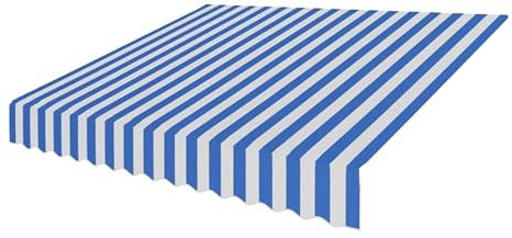 SCBTGKLN Ersatzstoff for Terrassenmarkisen | Markise | Ersatzstoff for Wohnmobilmarkisen | Ohne Rahmen | 1 Volant | 100% Polyester-Überdachung| Blockiert UV-Strahlen | Planenstoff(3x1.5m=9.8x4.9ft)