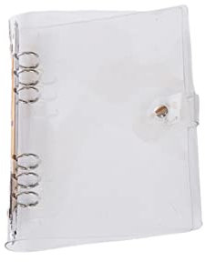 Lurrose Pvc Notebook Hülle Mit Metall Druckknopf Für Planer Agenda Schutz Gegen Kratzer Und Bruch Notizbuchhülle Für Schule Büro