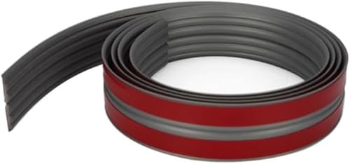 5M Revêtements d'angle Autocollant Corniere TPE Protection d'angle Bordure d’angle de Mur Plinthe Souple Bande de Finition pour Plans de Travail,Carrelage,Coin de Mur,Meubles,Gris40mm(20mm+20mm)