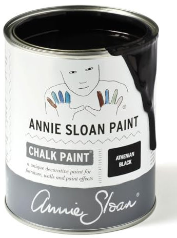 Dovetails Vintage Annie Sloan Chalk Paint 1 litre Athenian Black Furniture Paint