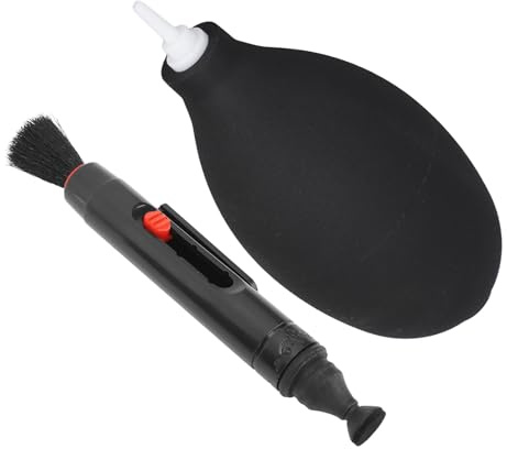Generic Kamera -Reinigungskit Effizienter Pen Air Blower Tuch Linse Stift 4 in 1 für DSLR -Kameras (Black)