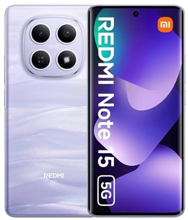 XIAOMI Redmi Note 15 5G 8GB-256GB Violeta (Mist Purple) Dual SIM