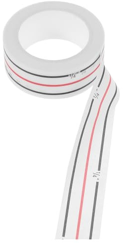 POPETPOP Diagonal Seam Tape för Symaskin Quilttejp med Centrerad Linje och Parallella Guider för Diagonal Sömnad Flexibel Lätt att Avlägsna för Sömnadsaccessoarer
