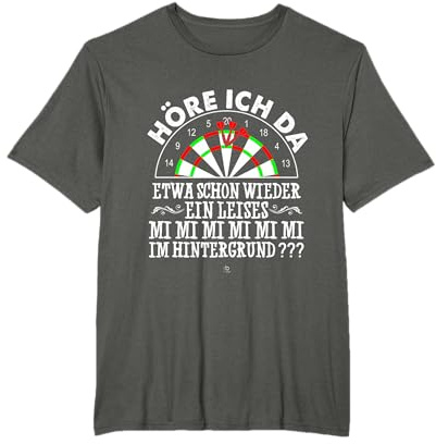 Dartscheibe Dartboard Dart Dartspieler Bullseye Geschenke T-Shirt