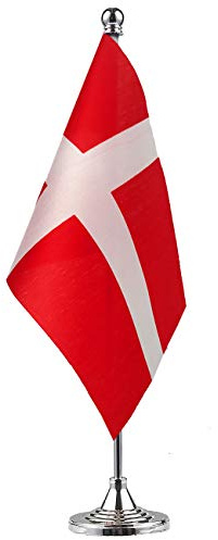 GentleGirl Dänemark-Flagge Dänenflagge Tischflagge, Schreibtischflagge, Büroflagge, internationale Weltlandflaggen, Banner, Festival, Veranstaltungen, Feier, Bürodekoration, Schreibtisch,