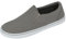 Mens Canvas Mesh Slip On Espadrilles Casual Low Top Plimsoll Trainers Size 7-12 (Dark Grey, UK Footwear Size System, Adult, Men, Numeric, Medium, 9)