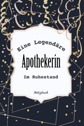 Geschenk für die Beste Apothekerin: A5 Notizbuch als Geschenk für eine Apothekerin - A5 /punktiert - | Apothekerin Geschenke zum Geburtstag|Geburtstagsgeschenk Kollegin