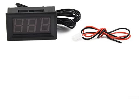 pour Thermomètre numérique pour Voiture avec écran LCD et sonde de température 12 V