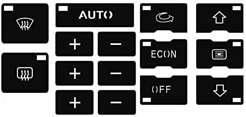 Für A6 C5 A/C Klima Klimaanlage Heizung Bedienknopf Reparatur Aufkleber Sticke Styling Button Rahmenabdeckungen Trim Aufkleber Interieurleisten