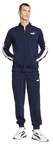 PUMA Herren Baseball Tricot Suit Trainingsanzug, Navy Blue, L EU