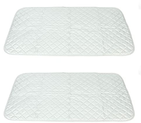 Cyrank 2-teilige Bügeldecke, Magnetische Bügelmattendecke, Tragbare Reise-Bügelunterlage, Magnetische Bügelmatte, Hitzebeständige Bügeldecke, Tragbare Bügelbrett-Waschmaschine, Trockner-Ersatzbezug