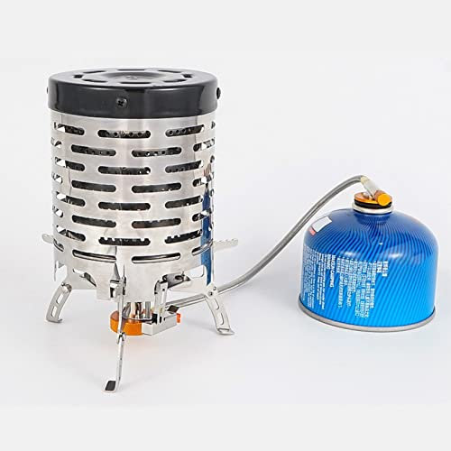Couverture De Poêle De Chauffage De Camping, Mini Accessoire Portatif De Cuisinière à Gaz De Randonnée De Camping en Plein Air d'acier Inoxydable pour L'automne Et l'hiver