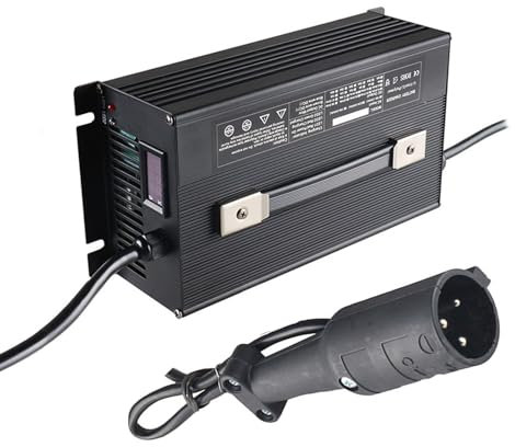 Lzyjck Chargeur de Batterie de Chariot élévateur Chargeur de Chariot élévateur Intelligent 12V/24V/36V/48V/60V/72V Chargeur entièrement Automatique Chargeur pour autolaveuse de Sol,12v40a,2#