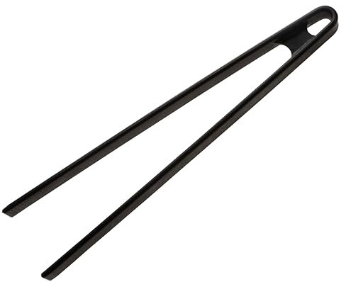 Wiltshire Silicone Kitchen Tongs 29cm, Cooking & Serving Tongs, Salad & BBQ Tongs, Heat-Resistant Utensil, Non-Stick, Non-Scratch, Midnight Black, 29x6.3x1.5cm