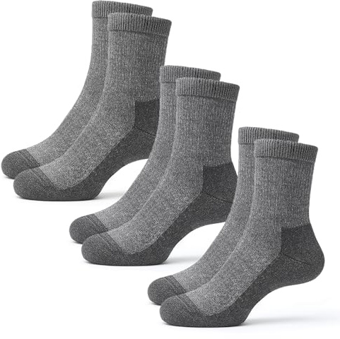 Kaiera Trek Heavy – 3 Paires de Chaussettes Thermiques de Randonnée en Laine Mérinos, Épaisses, Chaudes et Respirantes, Trekking Hiver, Made in Italy