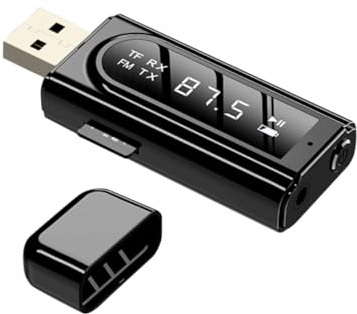 LRXIYODE Ricevitore Wireless Trasmissione Lettore Scheda Uscita Aux Fm Qualità Audio Stereo Hd Distanza Effettiva Metri Supporta Dispositivi Mobili