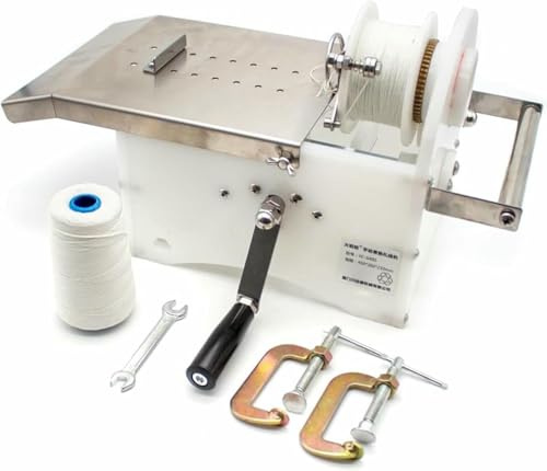 Manual Sausage Stuffer Machine, Stainless Steel Sausage Linker with Adjustable Thickness 0-45mm - Handheld Tying & Knotting Device for Home and Commercial Use