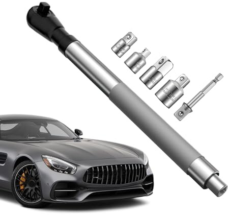 Genérico Chiave Di Estensione Compensata - Accessori Per Trapano Estensione Da 12,7 Mm,Chiave A Bussola Offset Per Trapano Elettrico,Per Auto,Apparecchiature Industriali,Bicicletta,Meccanico