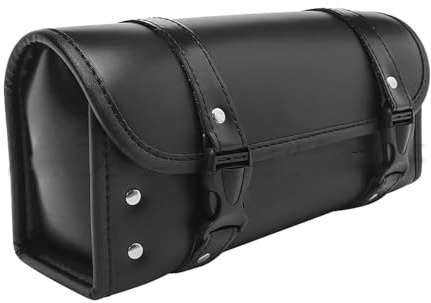 Motorradzubehör Kompatibel Mit Motorrad-Werkzeugtasche, Universelle Gabeltasche, Satteltaschen, Lenkertasche, Sissy Bar, Wasserdichte Aufbewahrungstasche, Packtasche(Black)