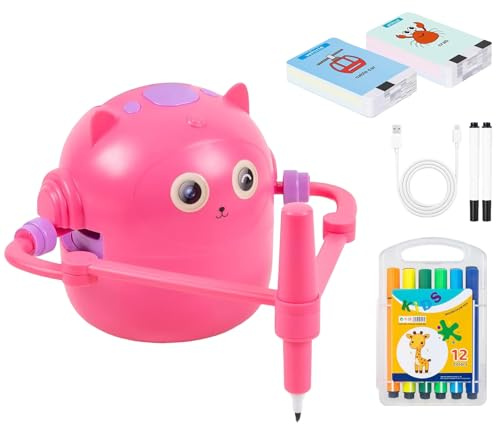 Leksaksrobot för barn - pennmålarövningar, smart automatisk ritmaskin - för barn över 5 år, dagis, , skola,