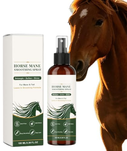 Hästman Avtrassling 100 ml Avtovande Pälsvård samt Skötsel för Man och | Avtovningsspray för användning på , bak, lada, stall, ranch, spilta, hage, ring, ridbana och