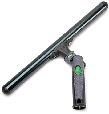 Unger ErgoTec Ninja Träger (Breite 55 cm, Farbe Schwarz, leicht, stabil, mit 180°-Schwenkfunktion, mit Fixiertaste, Alu-Träger, Fensterabzieher, Glasreinigung) NI550