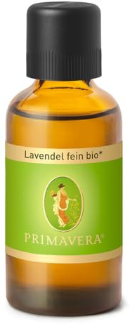 PRIMAVERA Ätherisches Öl Lavendel fein bio 50 ml - Aromaöl, Duftöl, Aromatherapie - frisch, krautig - vegan