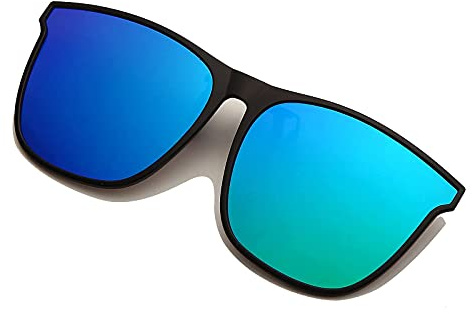 Long Keeper Polarisierte Sonnenbrille Clip für Brillenträger - Sonnenbrille Zum Aufstecken Polarisiert, Sonnenbrillen Aufsatz Brille Damen Herren