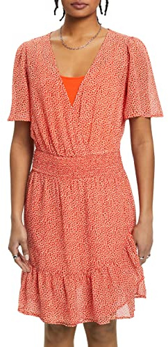 ESPRIT 023ee1e306 Vestido, 638/Orange Red 4, 36 para Mujer