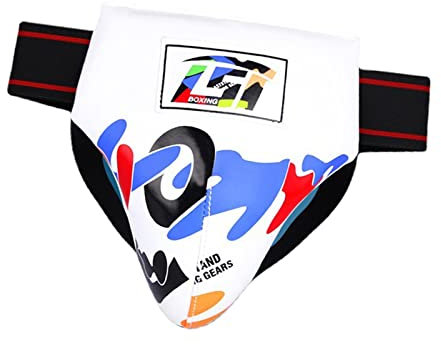 Perfeclan Tiefschutz für Kinder Atmungsaktiver Trainingsschutz Tiefschutz für Taekwondo, Kickboxen, Boxen, Grappling, M Höhe 1,3 m bis 1,6 m