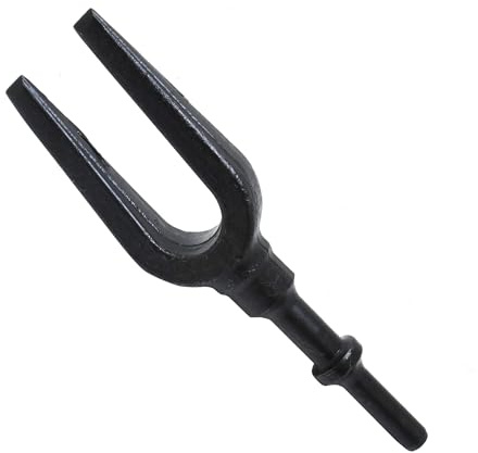 Pneumatic Separating Fork Pneumatic Ball Joint Auto Repair Tool Remover Flat Point Chisel 24mm Air Hammer Breaker Bits 15/16 Inch