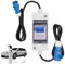 Contatore Elettrico Digitale Mobile, Presa per Contatore di Consumo Energetico 230V Contatore Elettrico Digitale Impermeabile IP65 Contatore KWH con Cavo in Gomma da 3 Metri per Camper