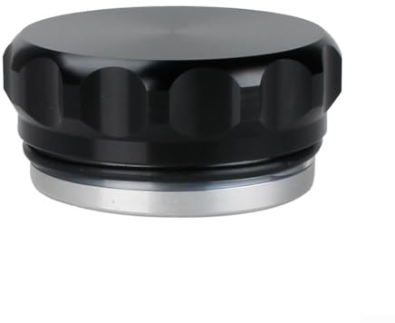 SPORTARC Goulot de remplissage en aluminium soudé et bouchon pour réservoir d'huile, carburant, eau, noir (6,3 cm)