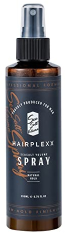 Hairplexx Sea Salt Volume Hair Spray for both Men and Women, Natural Thick and Volumizing Hair Look with Matte Finish and Natural Hold, Paraben Free (6.76 Fl Oz (Pack of 1), Ocean Fresh)