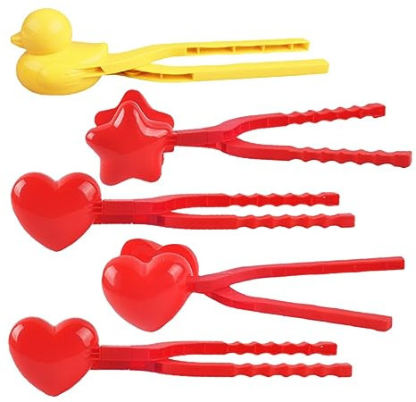 ibasenice 15stücke Teiliges Schneespielzeug Junge Mädchen Clip-Formen Für Schneebälle Kreative Outdoor-aktivitäten Im Winter Für Schneeballschlachten Und Spaß Im Schnee