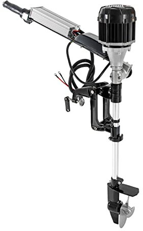 Motor fueraborda, 48 V, 5 HP, motor fuera de borda, motor sin escobillas para barco de pesca con silenciador, motor de onda corta, motor de gasolina deportivo, refrigeración por agua (48 V, 5 HP 1000