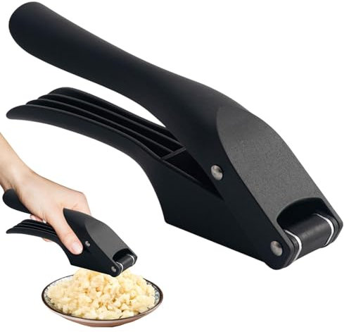 Manual Garlic Mincer Garlic Mincer Crusher Garlic Dicing Tool Small Garlic Chopper 2 in 1 Garlic Chopper Kitchen Garlic Mincer Handheld Garlic Crusher Garlic Squeezer Garlic Mince Press 2 in 1