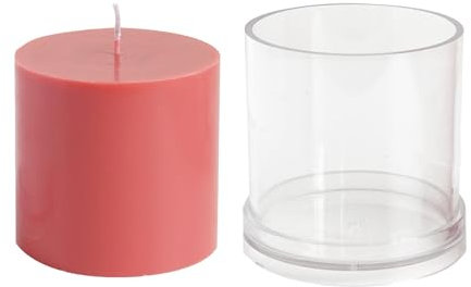 Ukbzxcmws Candela cilindrica a forma di candela Fornitura Per Natale Matrimonio Cena San Valentino Decorazione