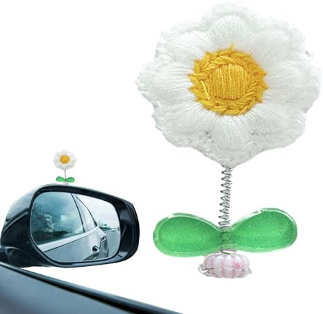 Wobble Head Flowers for Car Colorful, Cute, Colorful, Cute, Fun, Style