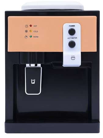 Distributore di acqua elettrico, 550 W, refrigeratore ad acqua calda, per uso domestico, ufficio, può contenere 3,5 – 18,9 l di acqua in secchio