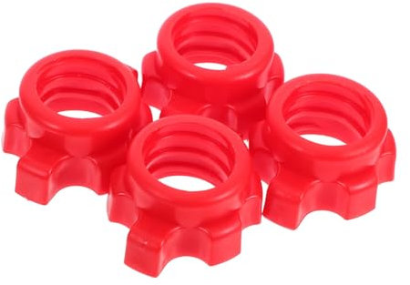 YARNOW 4Pcs Dumbbell Bar Nut Screw Clamp Durable Fixing Accessories for Home Fitness Equipment Easy to Install Barbell Safe and Practical for Weight