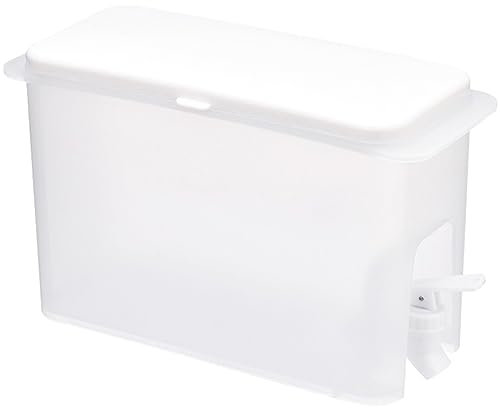 Zerodeko Dispensador De Jabón para Ropa 3,5l Blanco Válvula De Agua Contenedor De Lavado Multiusos Diseño Sellado Antiderrame para Uso Doméstico