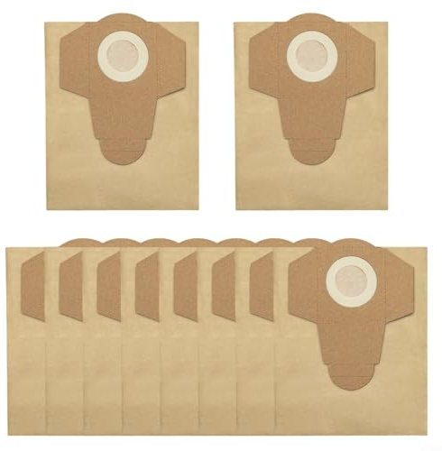 Emiif 5/10 Pack Dust Bags for Einhell TC-VC 1825, for Power X-Change, for TC-VC 1815 S Vacuum Cleaners, 20 Liters Large Capacity(10 PACK)
