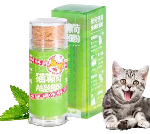 Jeruytgh Katzengras Leckerlis | 6g Natürliche Verdauungsunterstützung | Katzenleckerlis Zur Fellpfunde Und Kontrolle - Für Wellness, Verdauung, Gesundheit, Körperpflege Und Zur Linderung Von