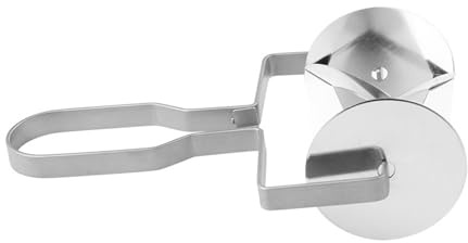Cortador de | Utensilio de cocina de acero inoxidable – Rodillo cortapasta, para galletas, lasaña, pasteles, pan, pizza, cocina y picnic