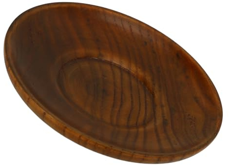SHINEOFI Plato Pequeño Redondo de Madera para Salsa y Posavasos para Taza de Café, Ligero y Fácil de Limpiar, Adecuado para Catering y Restaurantes